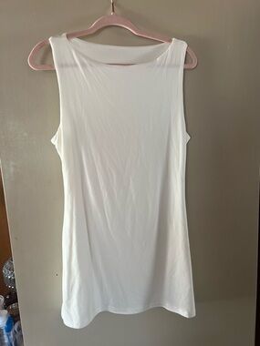 SHEIN White Sleeveless Tank Dress